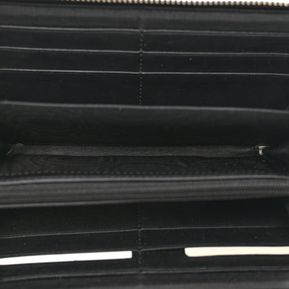 Gucci GG Supreme Monogram Arabesque Zip Around Wallet Black 5 of 11