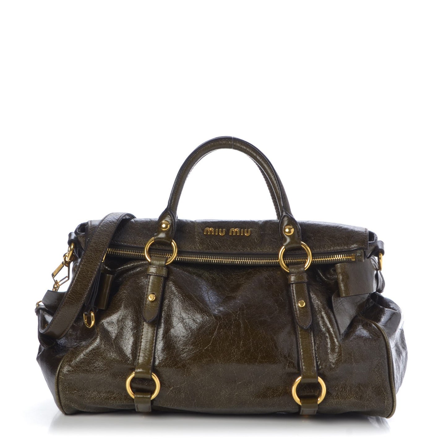 Vitello Lux Medium Bow Bag Brown