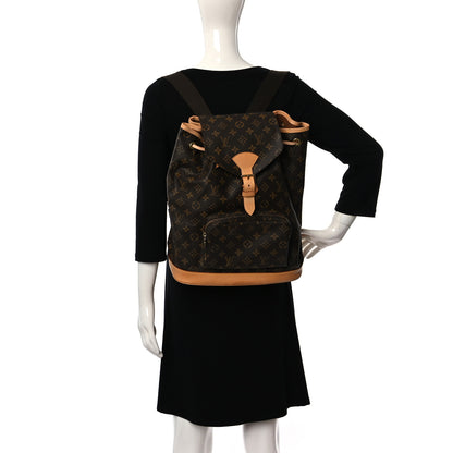 Louis Vuitton Monogram Montsouris GM Backpack 2 of 9