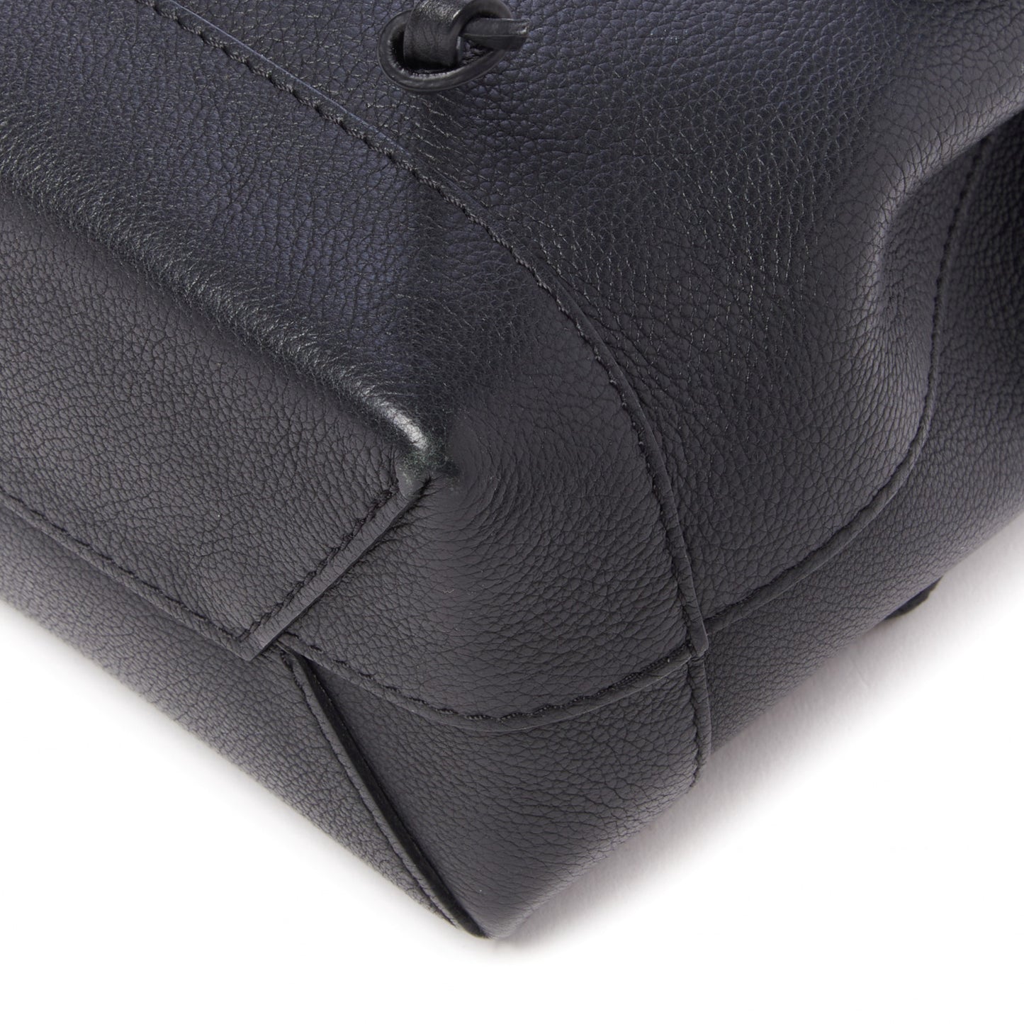 Calfskin Lockme Mini Backpack Black