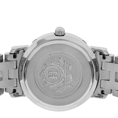 Hermes Stainless Steel 24mm Clipper Quartz Watch Blue 4 of 5