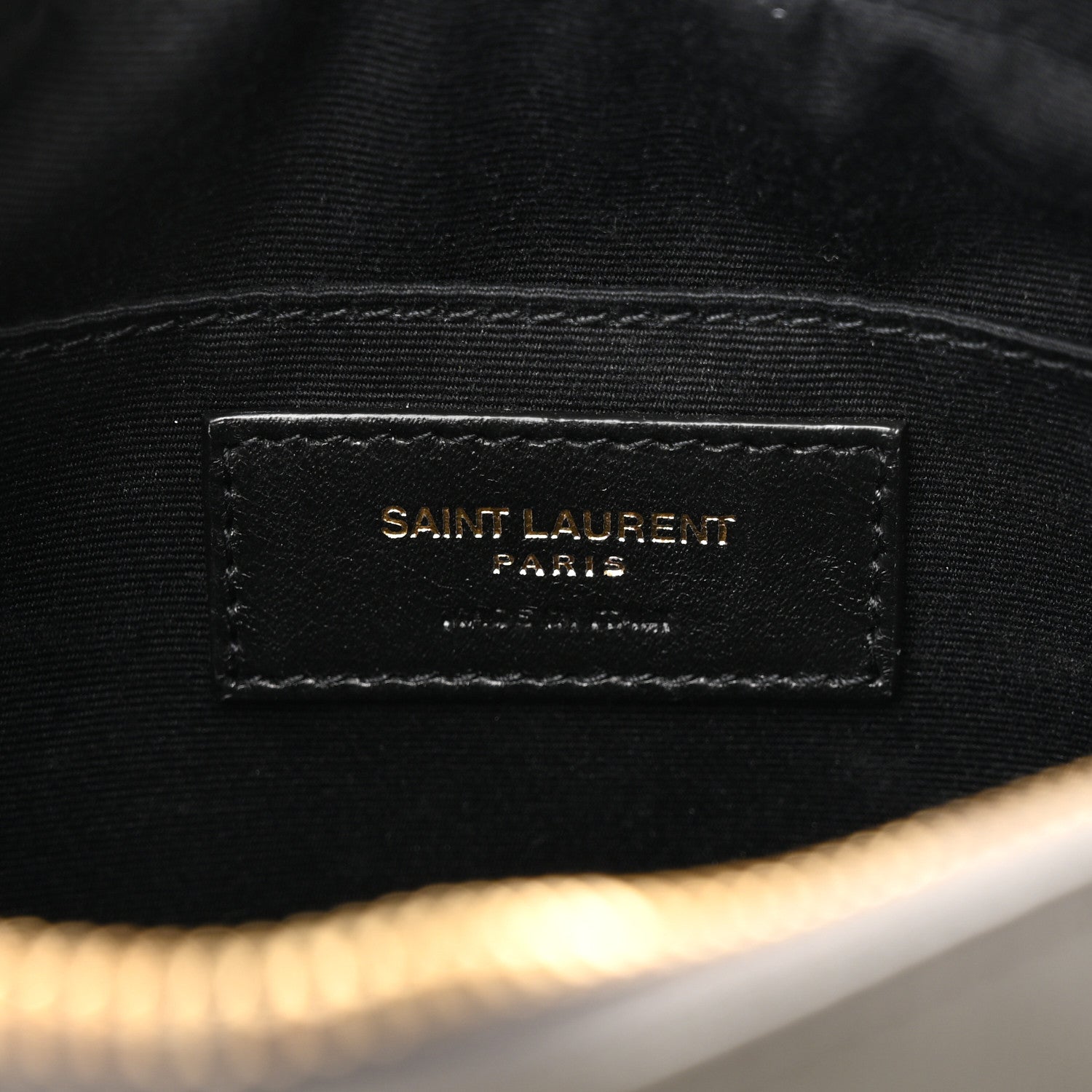 Saint Laurent Calfskin Matelasse Monogram Lou Camera Bag Military Olive 6 of 9