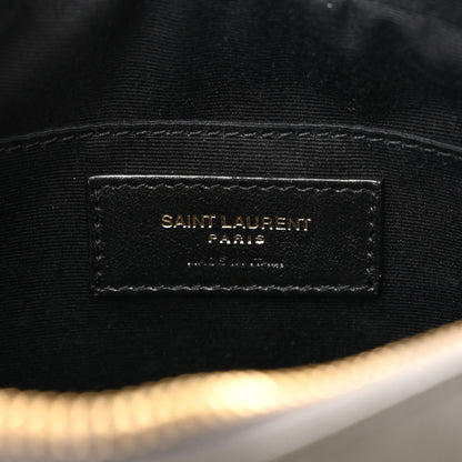 Saint Laurent Calfskin Matelasse Monogram Lou Camera Bag Military Olive 6 of 9