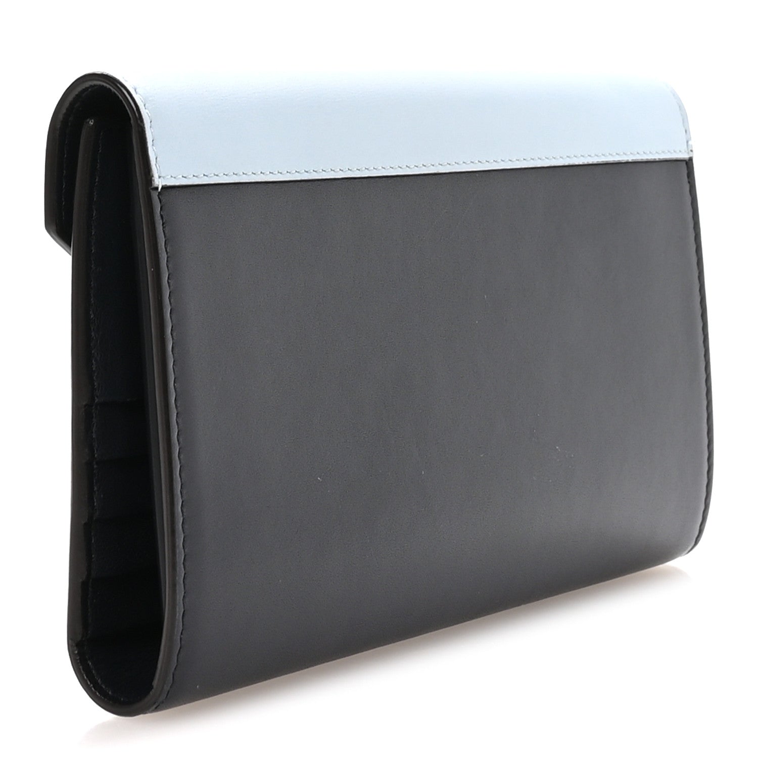 Celine Liege Calfskin Pocket Tri-Fold Multifunction Envelope Flap Wallet Mineral Multicolor 3 of 7