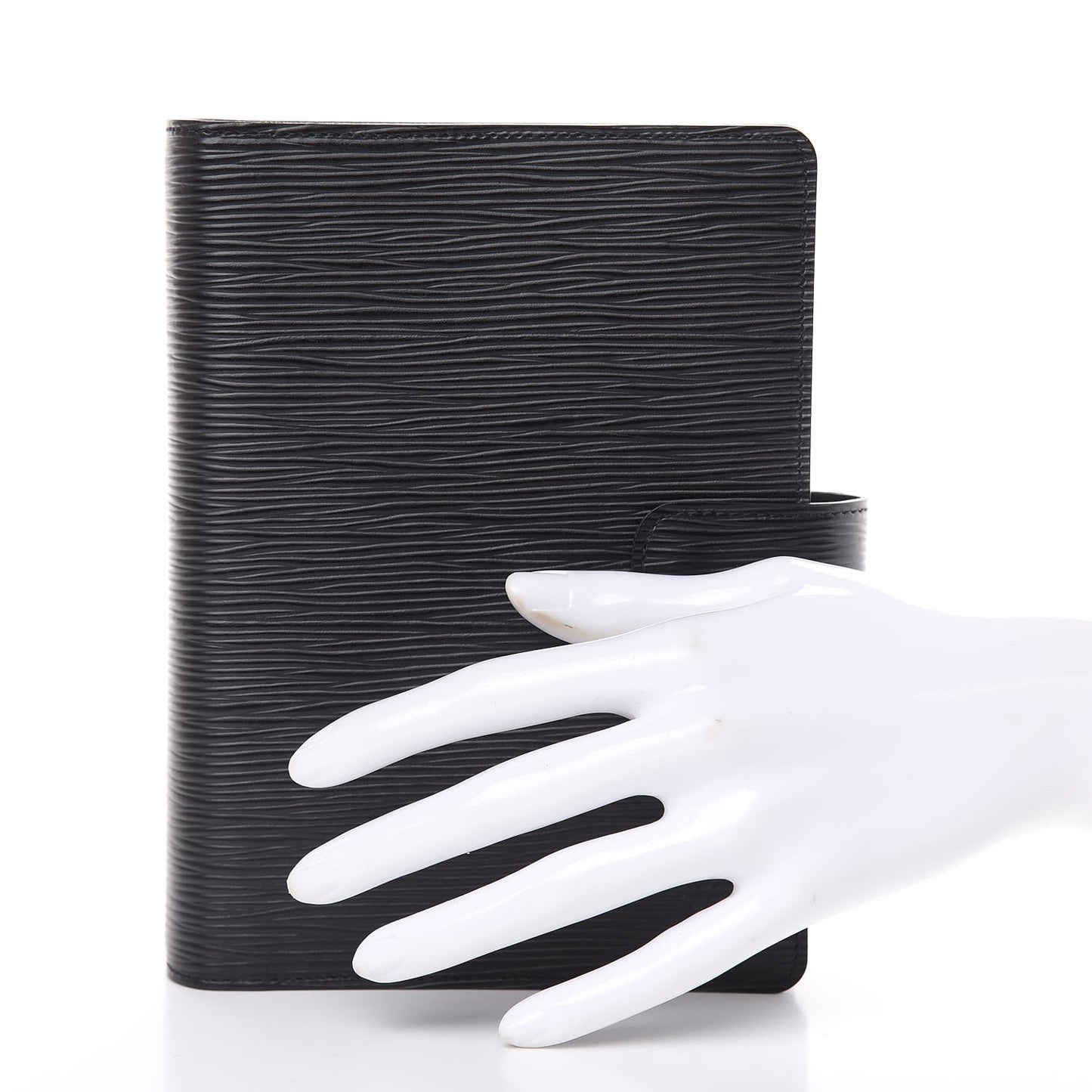 Epi Medium Ring Agenda Cover Black