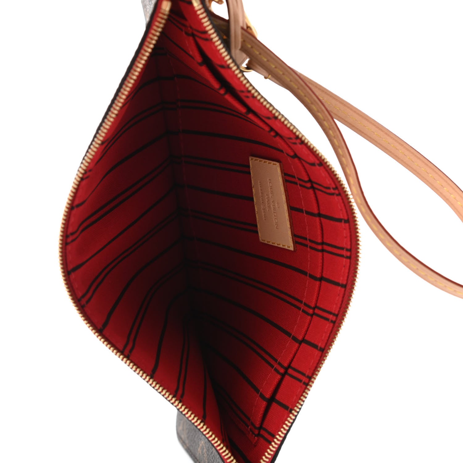 Louis Vuitton Monogram Neverfull MM GM Pochette Cherry 4 of 4