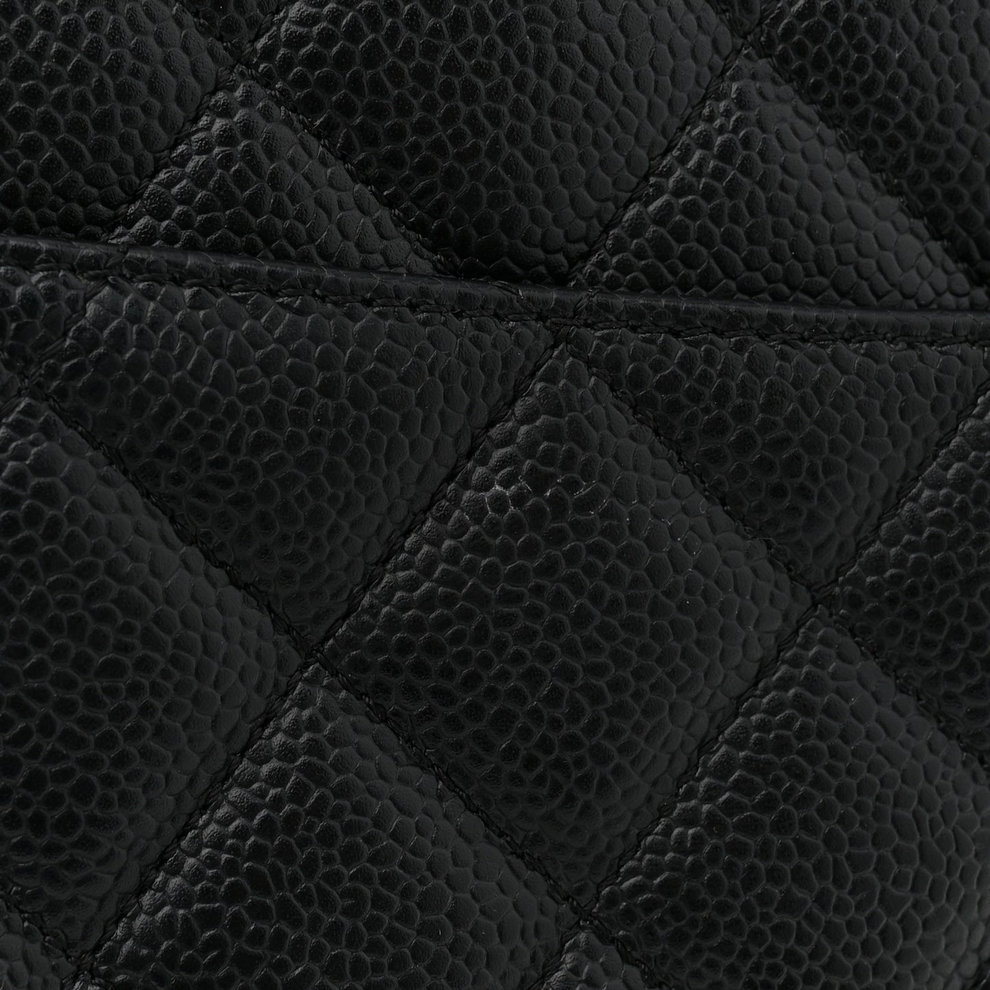 Caviar Quilted Grand Shopping Tote GST Black