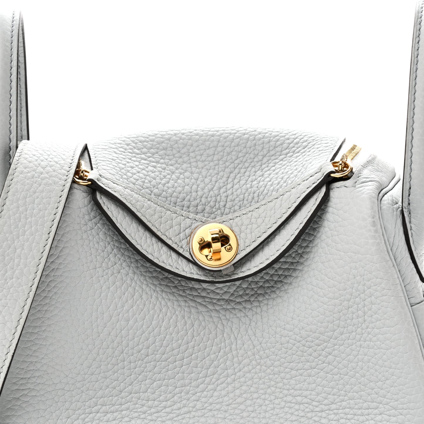 Taurillon Clemence Mini Lindy 20 Bleu Pale