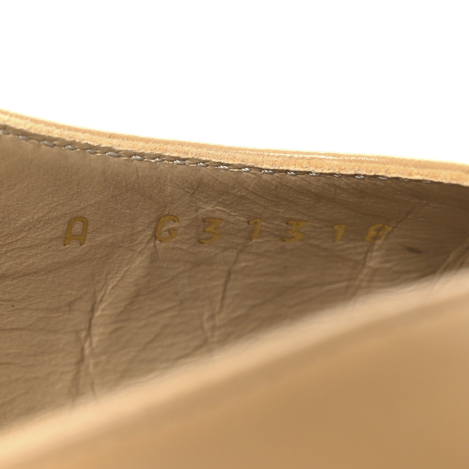 Chanel Goatskin Grosgrain Cap Toe CC Slingback Pumps 38.5 Beige Black 10 of 14