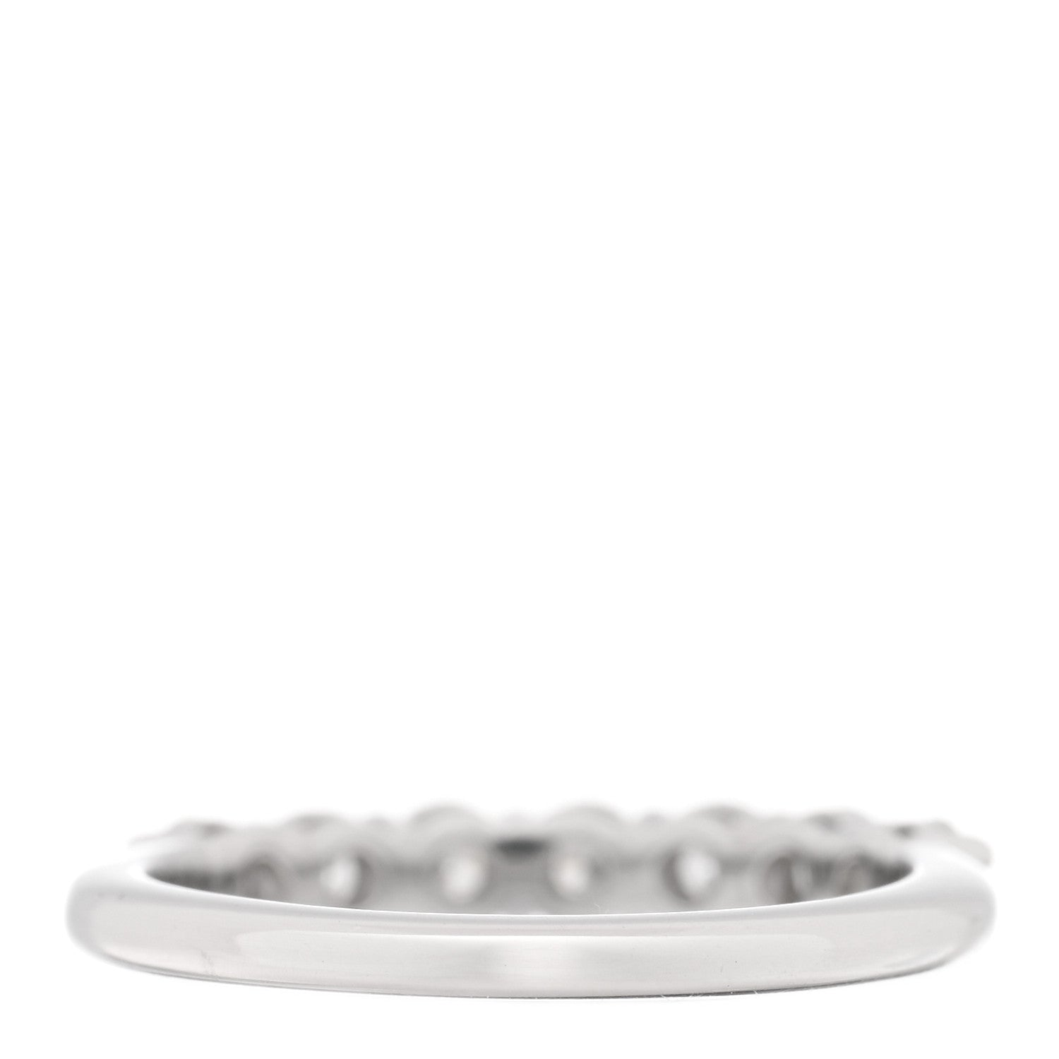 Tiffany Platinum Diamond 3mm Tiffany Forever Half Circle Band Ring 49 5 3 of 5
