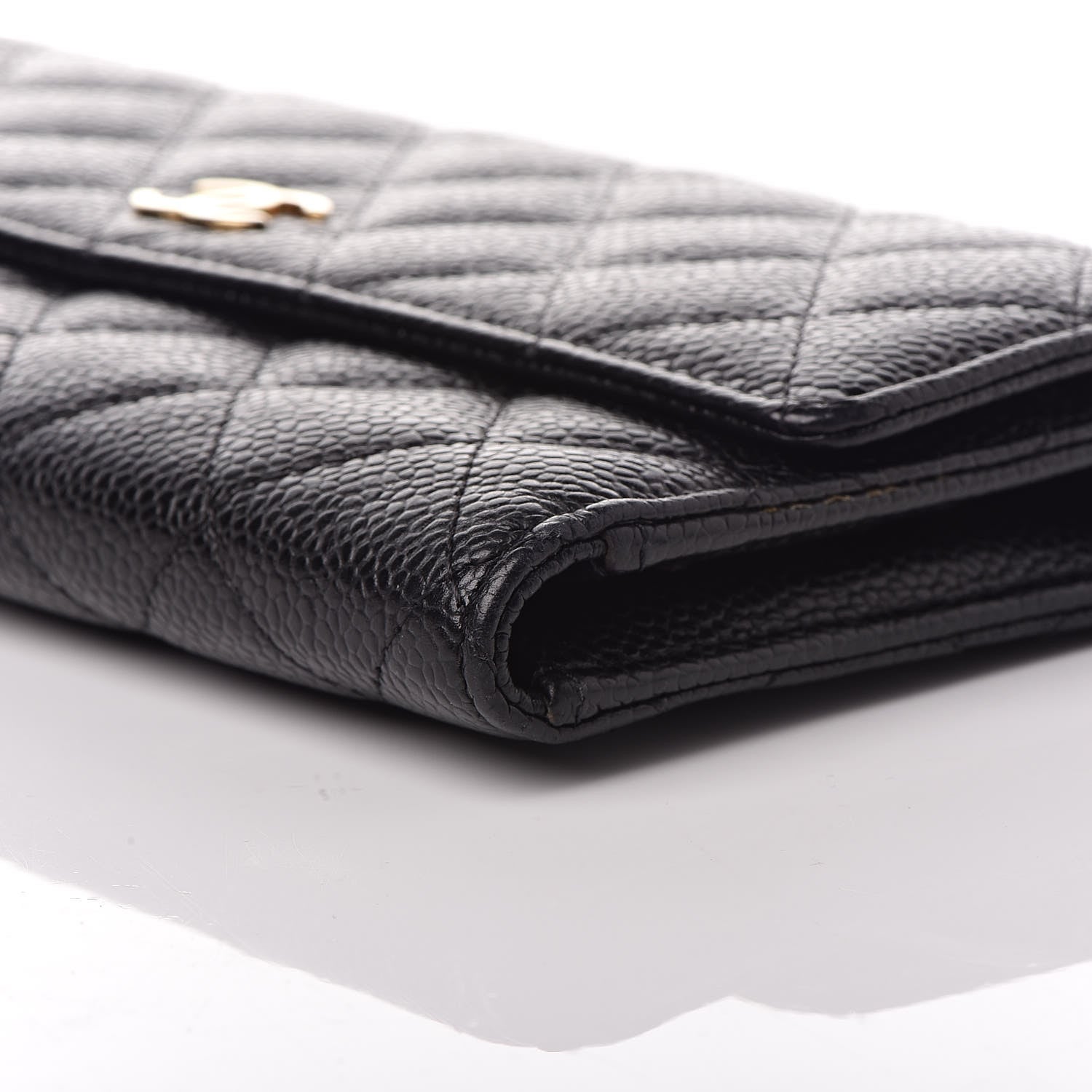 Chanel Caviar Quilted Large Flap Wallet Black 10 of 10