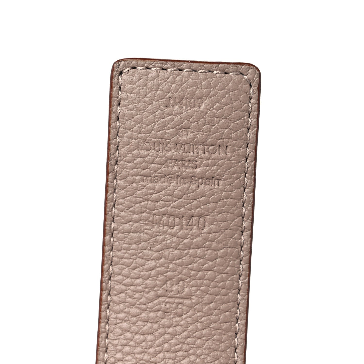 Louis Vuitton Monogram Calfskin 30mm LV Initiales Reversible Belt 90 36 Beige 3 of 5