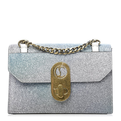 Christian Louboutin Glitter Calfskin Elisa Mini Shoulder Bag Multicolor Snow 1 of 8
