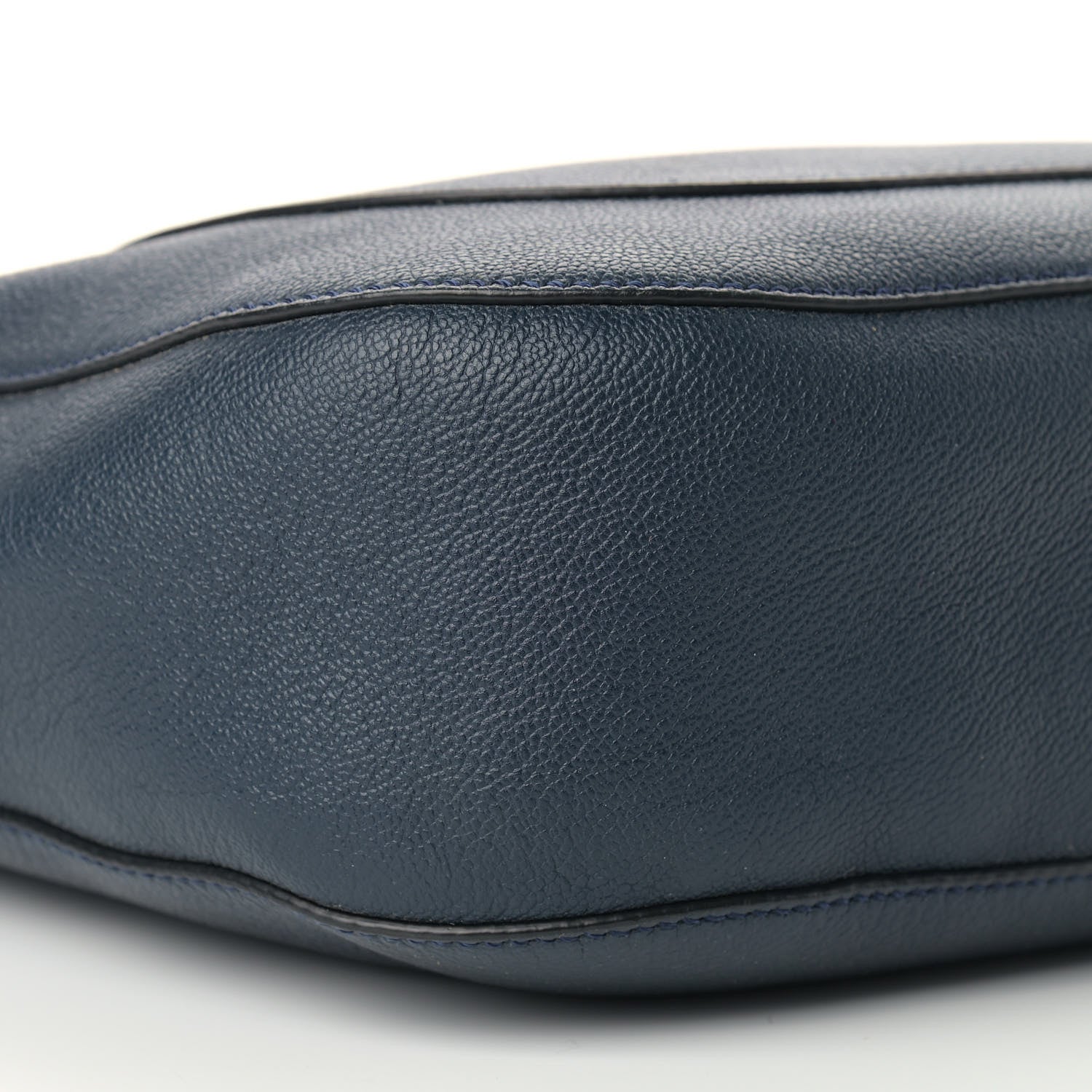 Burberry Grainy Calfskin Small Elmstone Hobo Navy 6 of 16