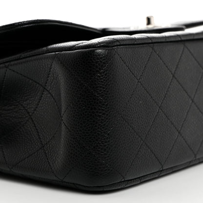 Chanel Caviar Quilted Jumbo Double Flap Black 9 of 10
