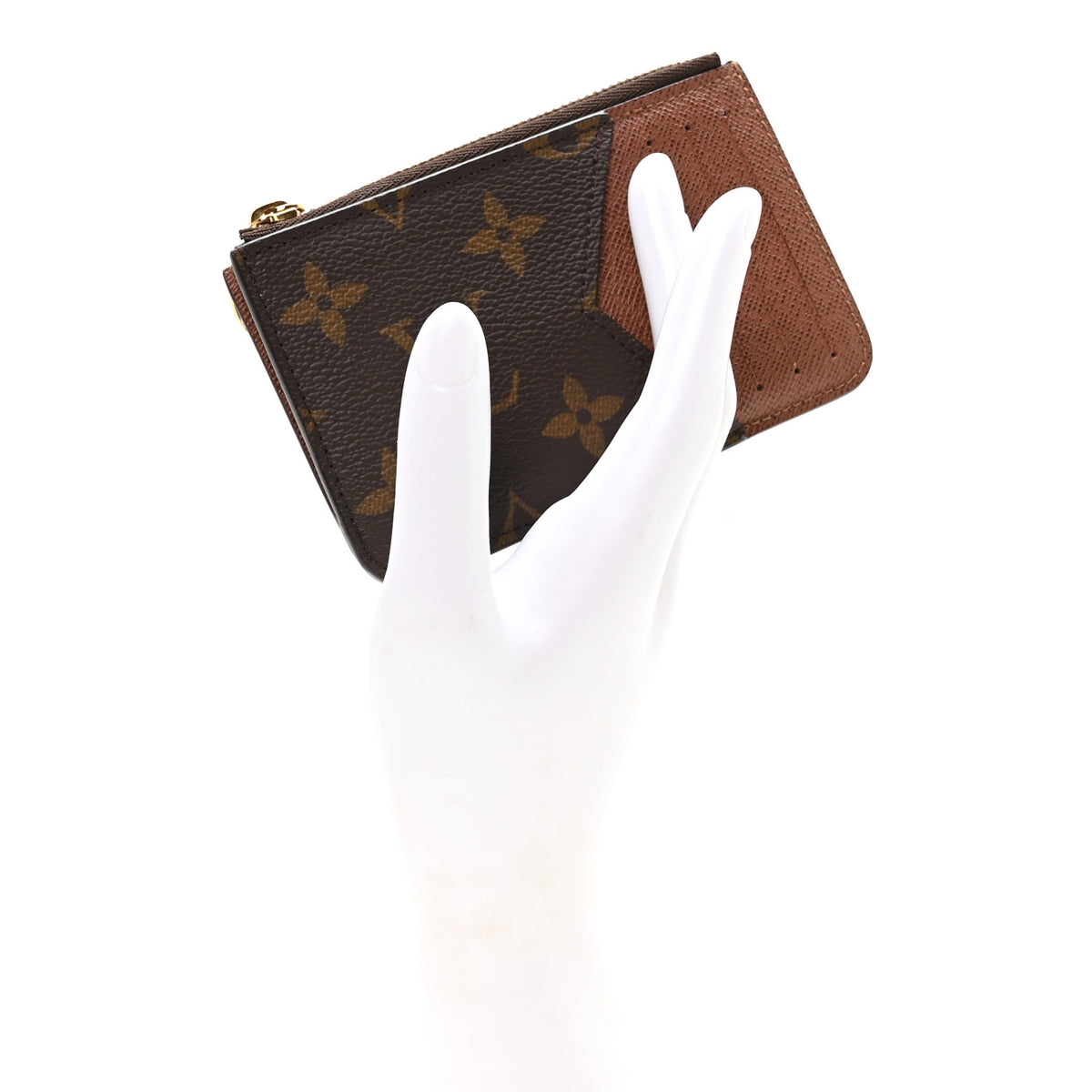 Monogram Zipped Romy Card Holder