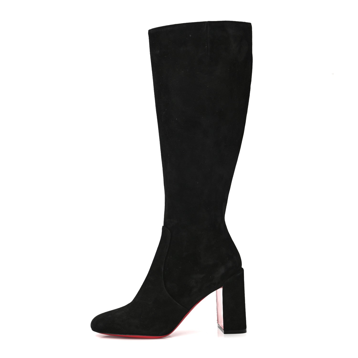 Christian Louboutin Veau Velours Cavalika 85 Boots 37 Black 1 of 8