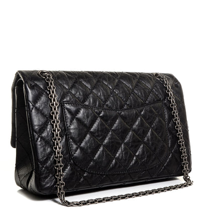 Chanel Aged Calfskin Quilted 2.55 Reissue 226 Flap Black 3 of 8