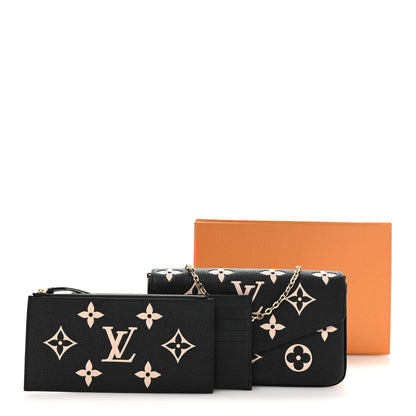 Louis Vuitton Empreinte Monogram Giant Felicie Pochette Black Beige 11 of 11