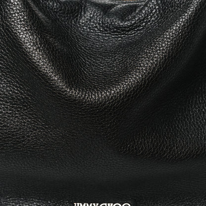Jimmy Choo Deerskin Snakeskin Solar Hobo Black 7 of 12