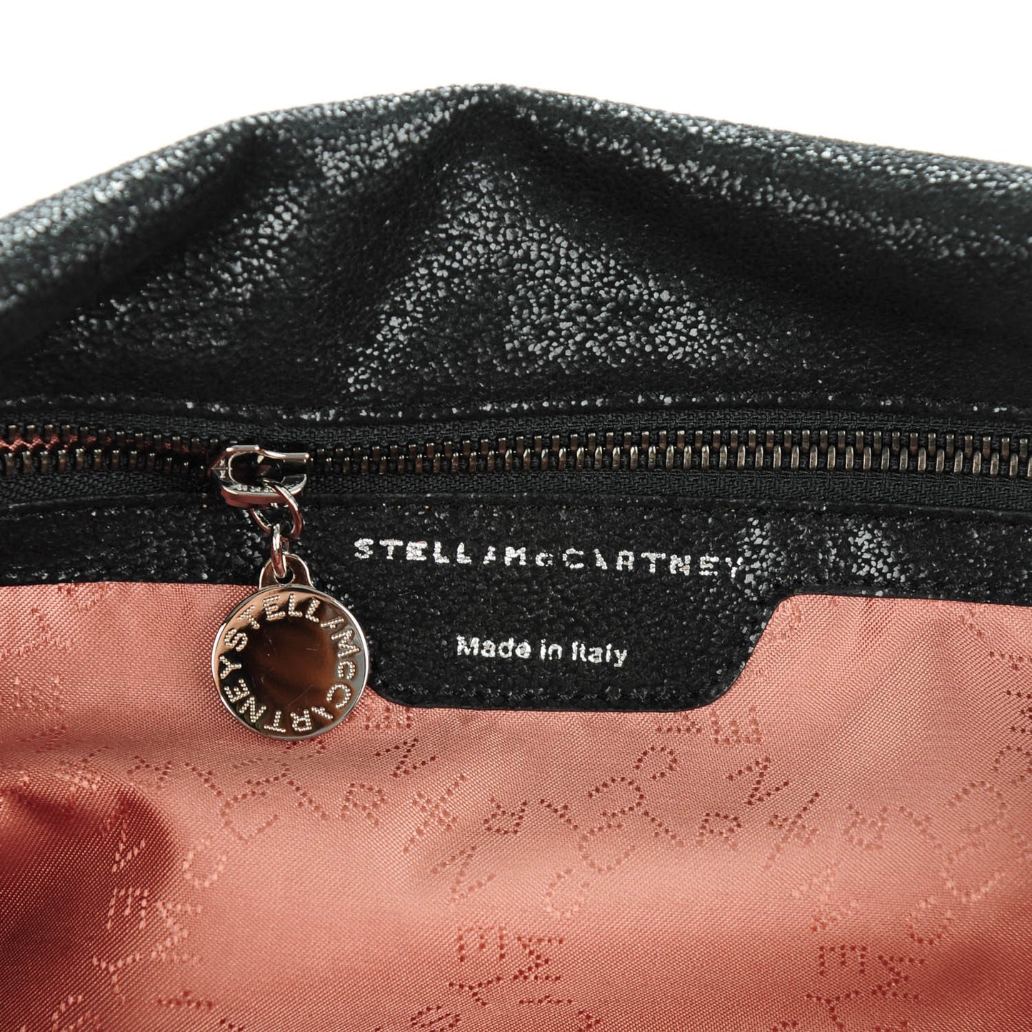 Shaggy Deer Falabella Fold Over Tote Black