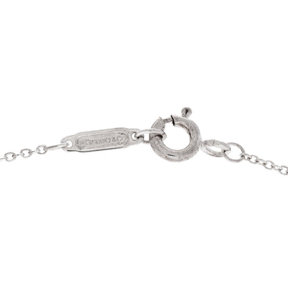 Tiffany Sterling Silver Open Heart Pendant Necklace 5 of 7
