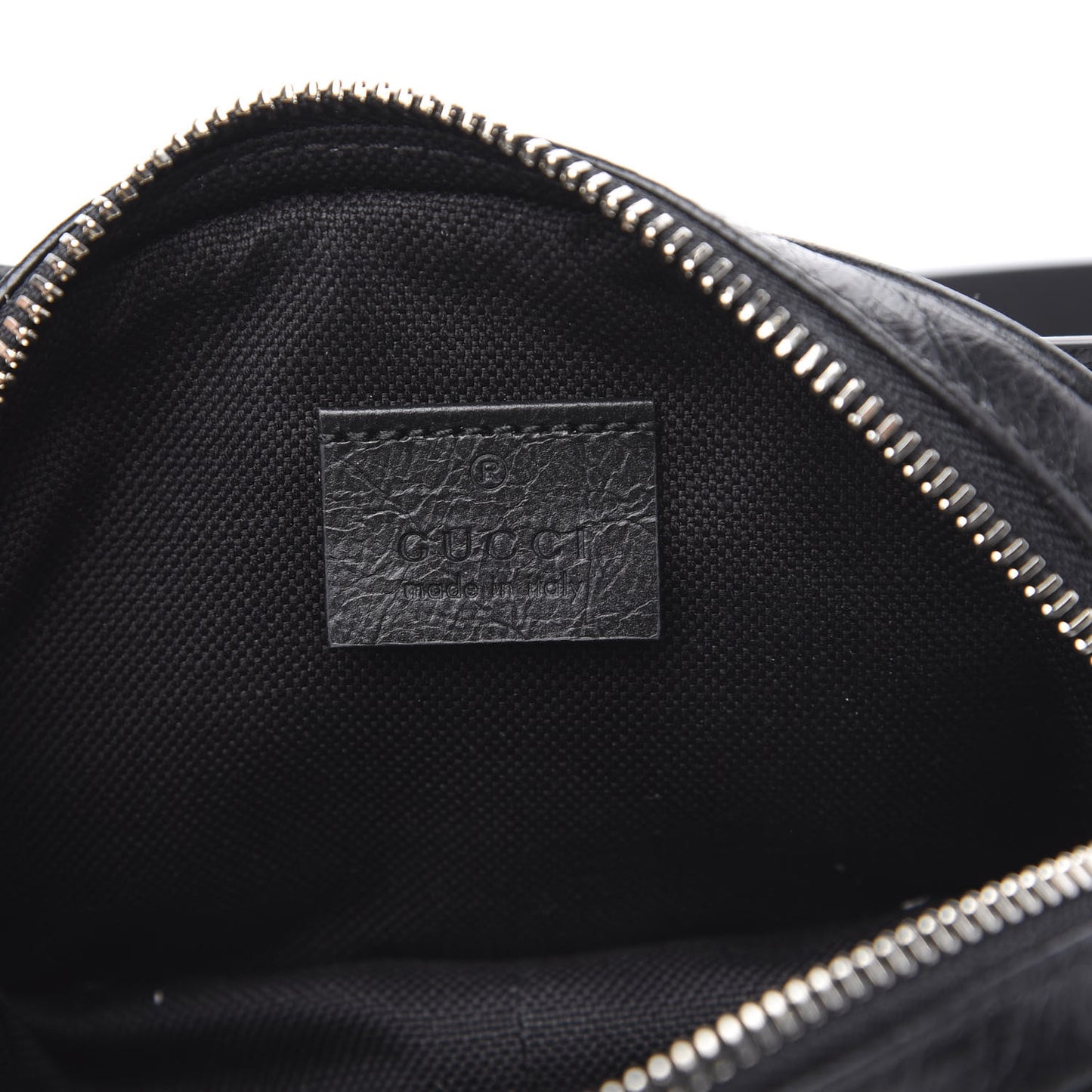 Fluffy Calfskin Mini Morpheus Belt Bag 90 36 Black