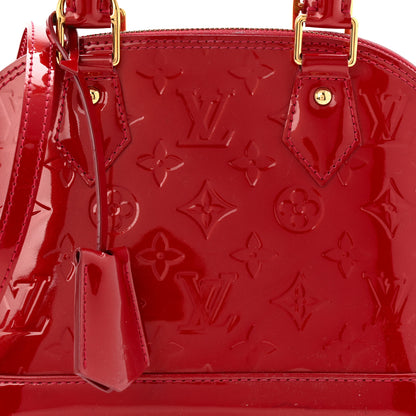 Louis Vuitton Vernis Alma BB Pomme D'Amour 8 of 13