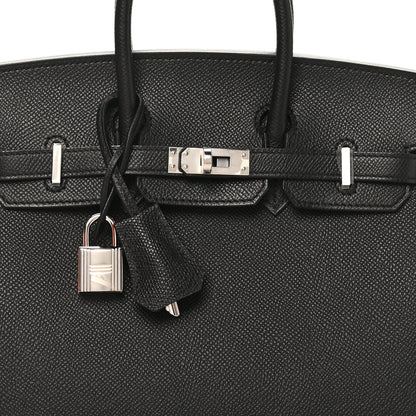 Hermes Epsom Birkin Sellier 25 Black 8 of 11