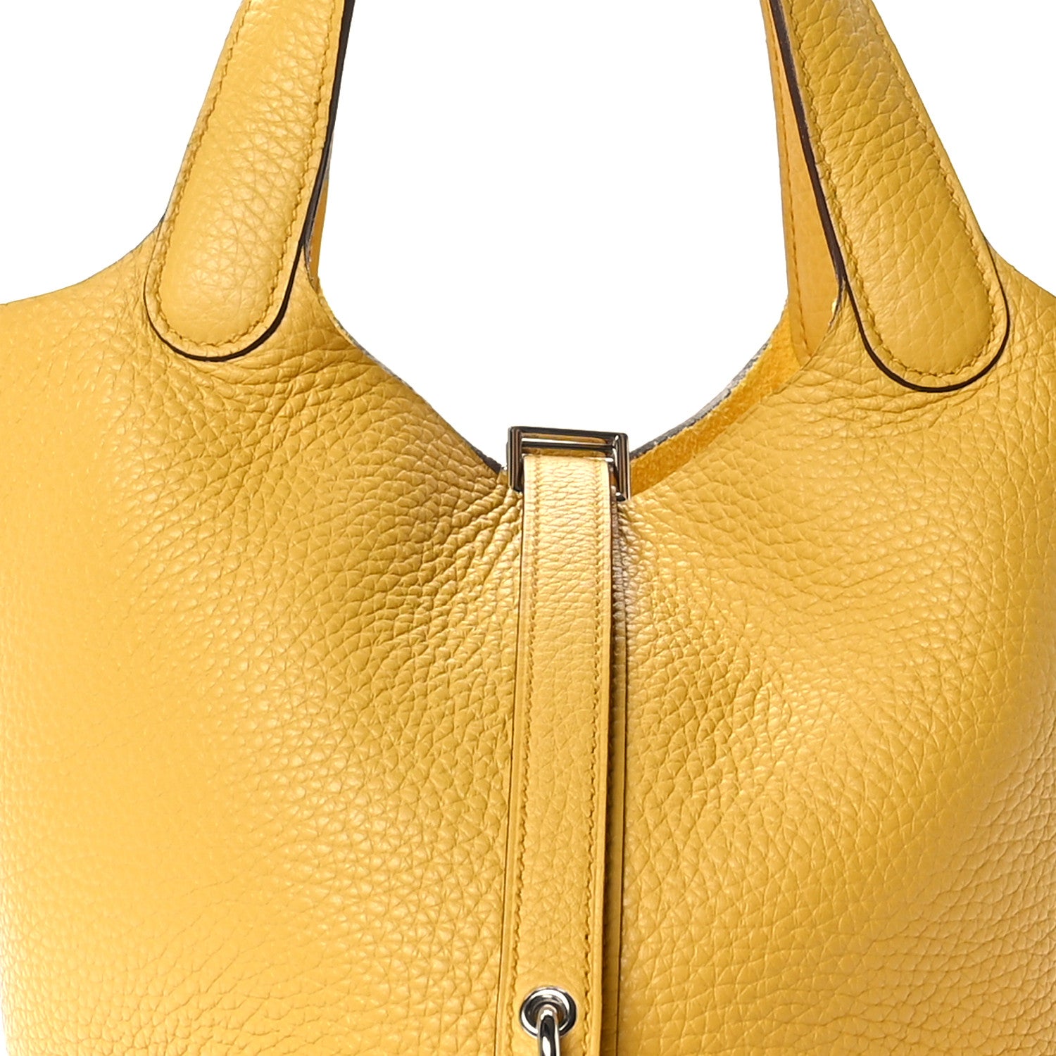 Hermes Taurillon Clemence Picotin Lock 18 PM Sun 8 of 10