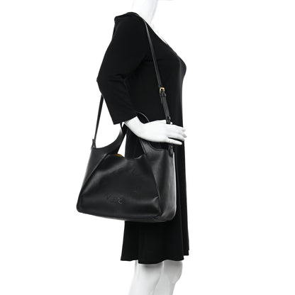 Stella McCartney Eco Alter Nappa East West Perforated Tote Black 2 of 14