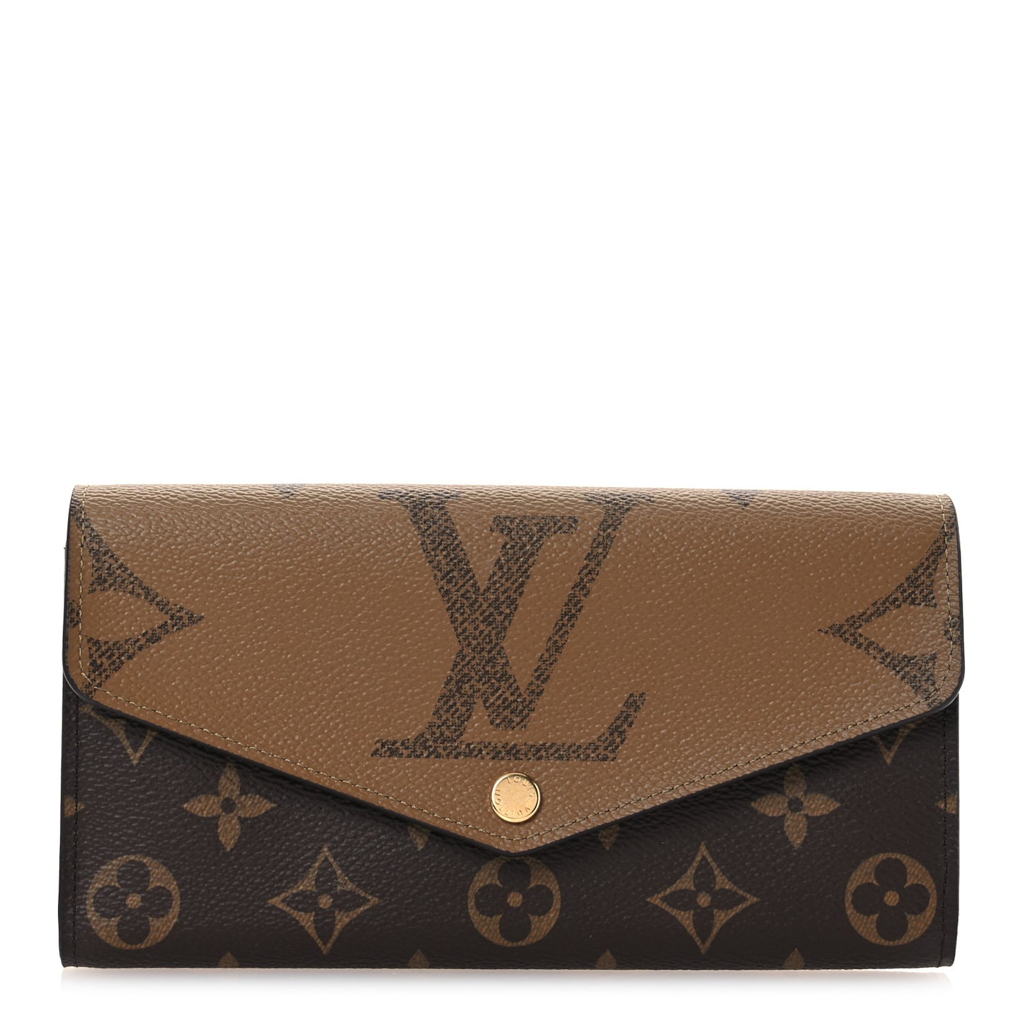 Reverse Monogram Giant Sarah Wallet
