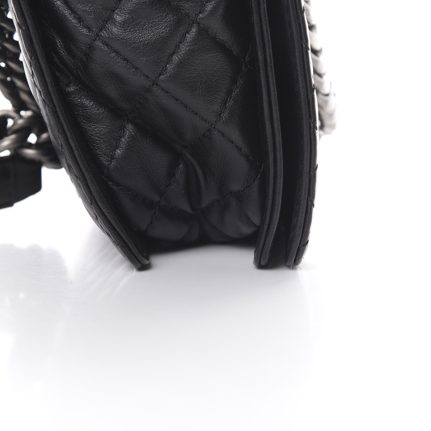 Chanel Calfskin Enchained Medium Boy Flap Black 12 of 12