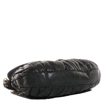 Miu Miu Nappa Matelasse Coffer Hobo Bosco 4 of 9