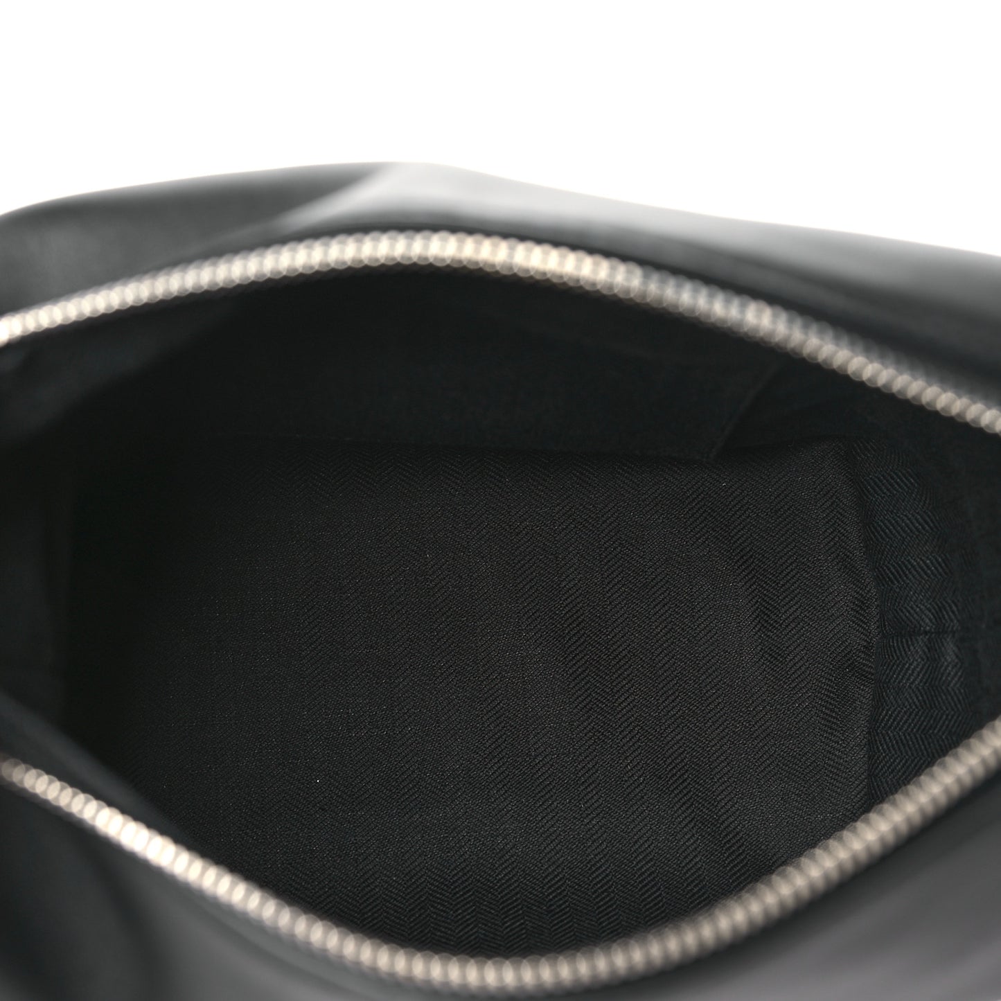 Supple Smooth Calfskin Jacquard Small Cubi Crossbody Bag Black