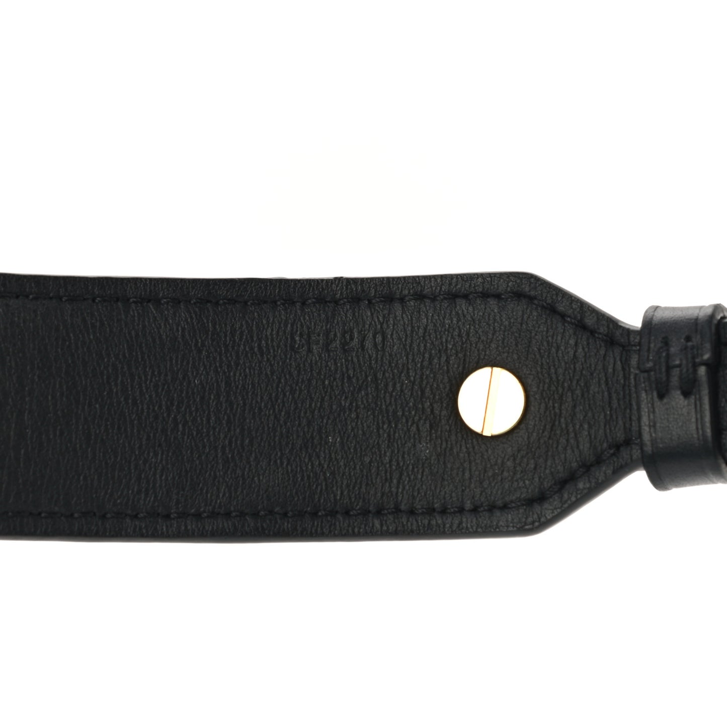 Reverse Monogram Bandouliere Shoulder Strap XL Black