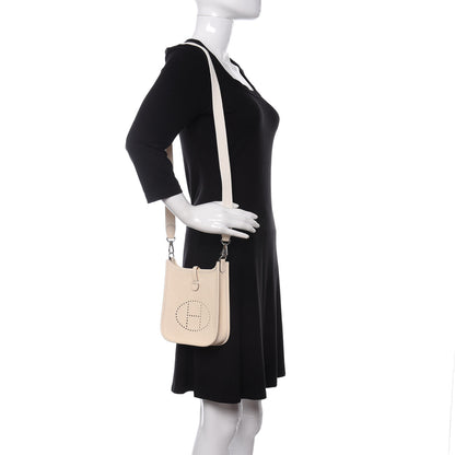 Hermes Taurillon Clemence Amazone Evelyne TPM Nata Craie 2 of 10