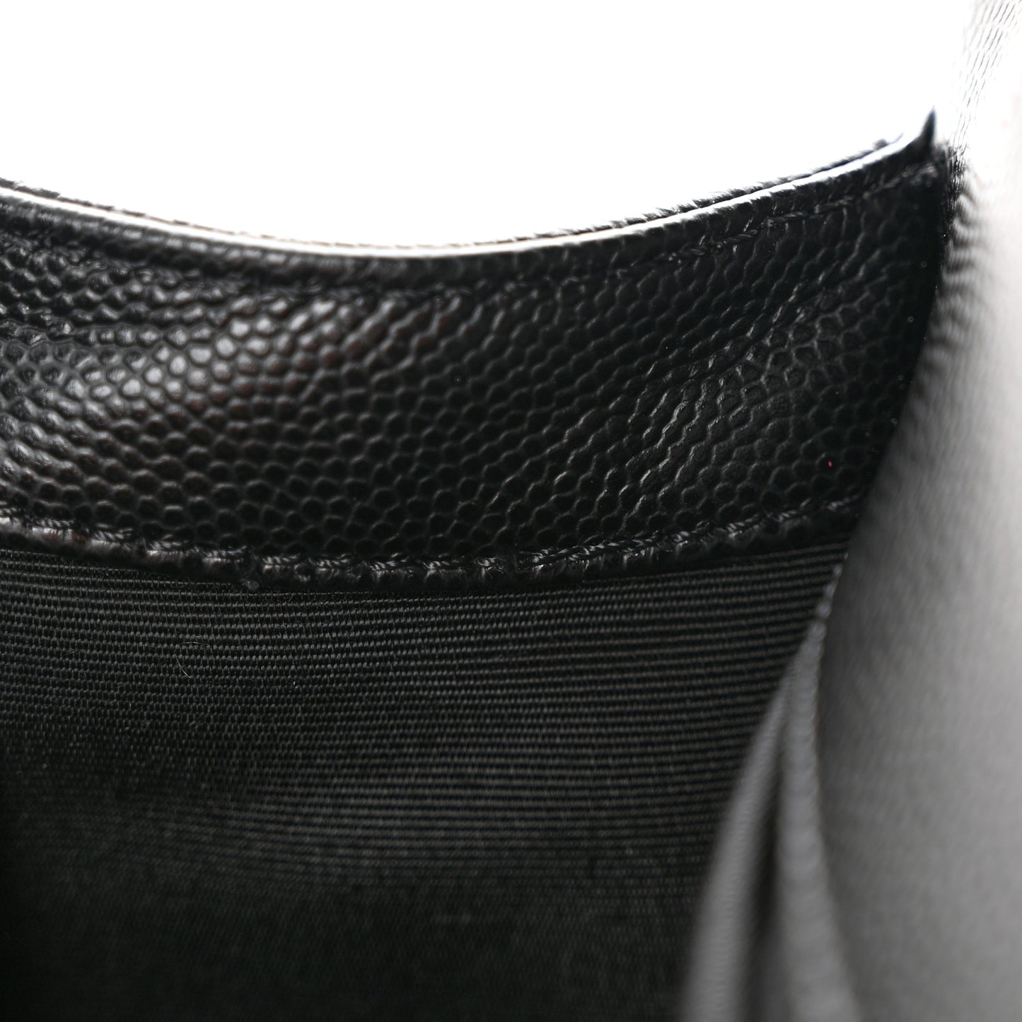 Caviar Quilted Small Boy Flap Black