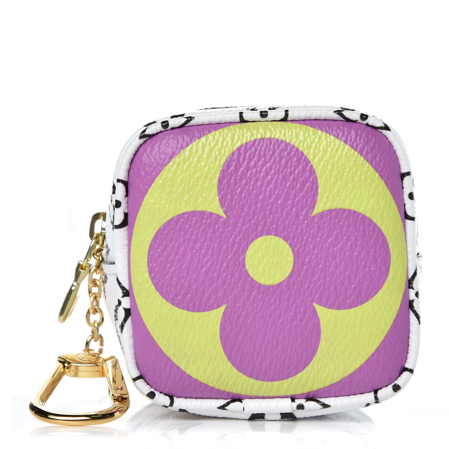 Louis Vuitton Monogram Giant Cube Coin Purse Pink 1 of 7
