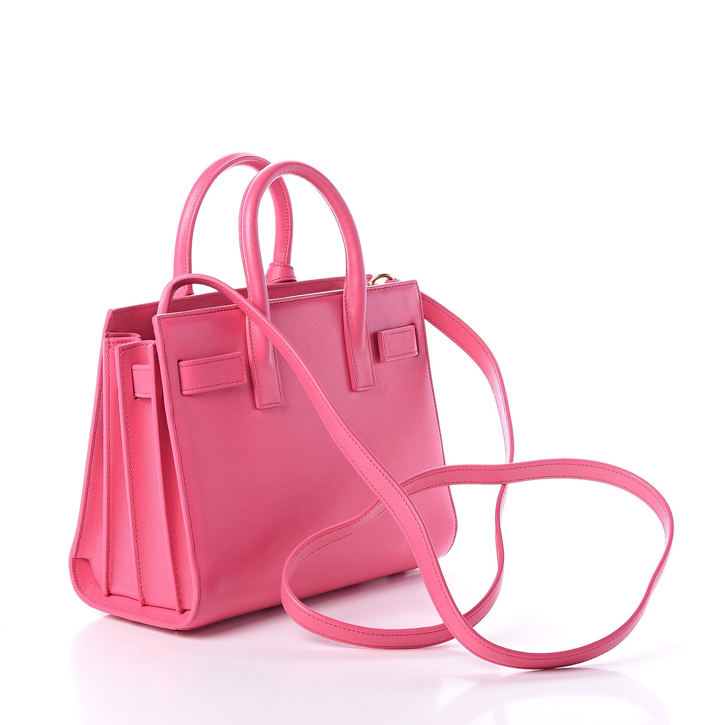 Calfskin Nano Sac De Jour Lipstick Fuchsia