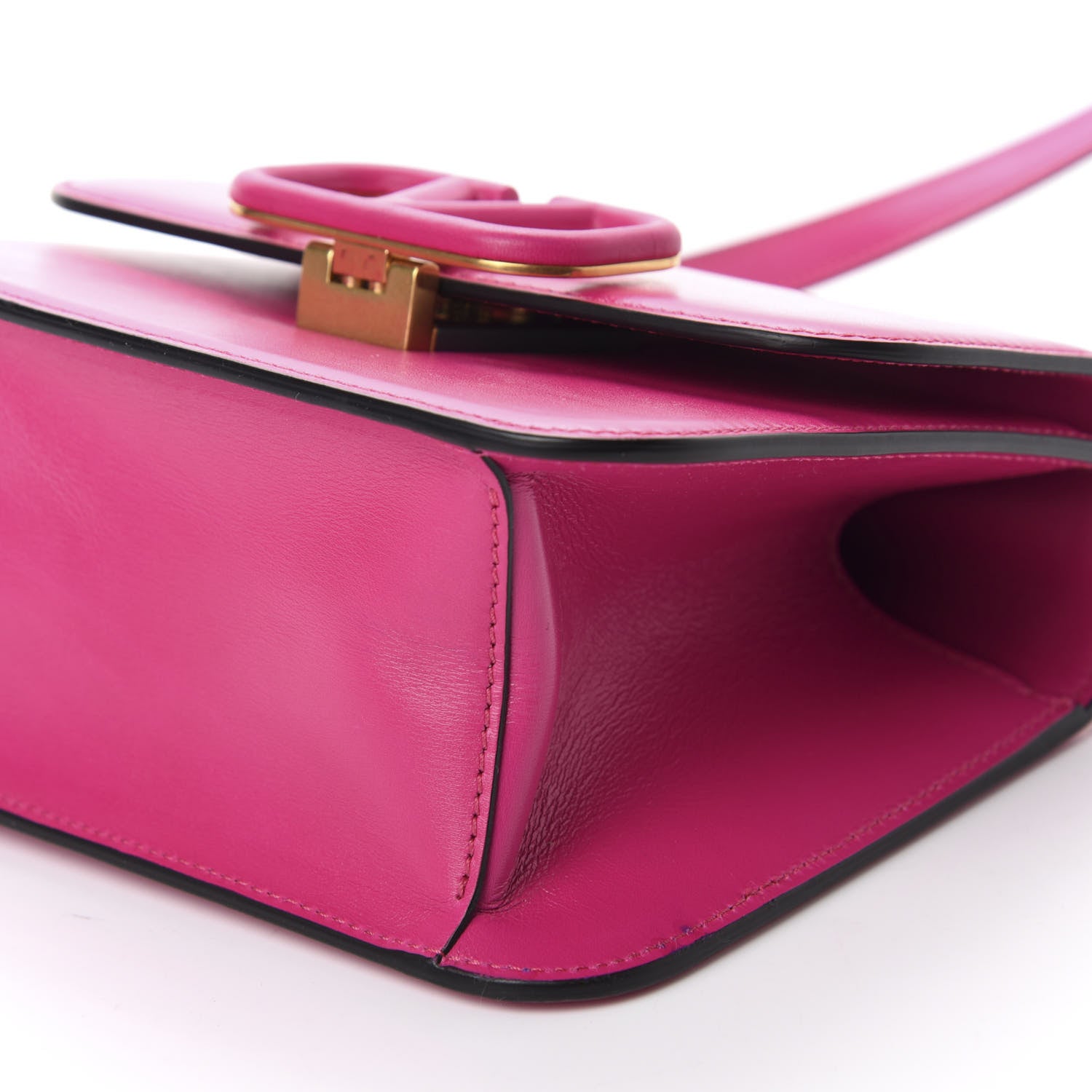 Valentino Garavani Smooth Calfskin Small VSling Shoulder Bag Fuchsia 8 of 11