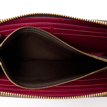 Louis Vuitton Monogram Clemence Wallet Fuchsia 7 of 12
