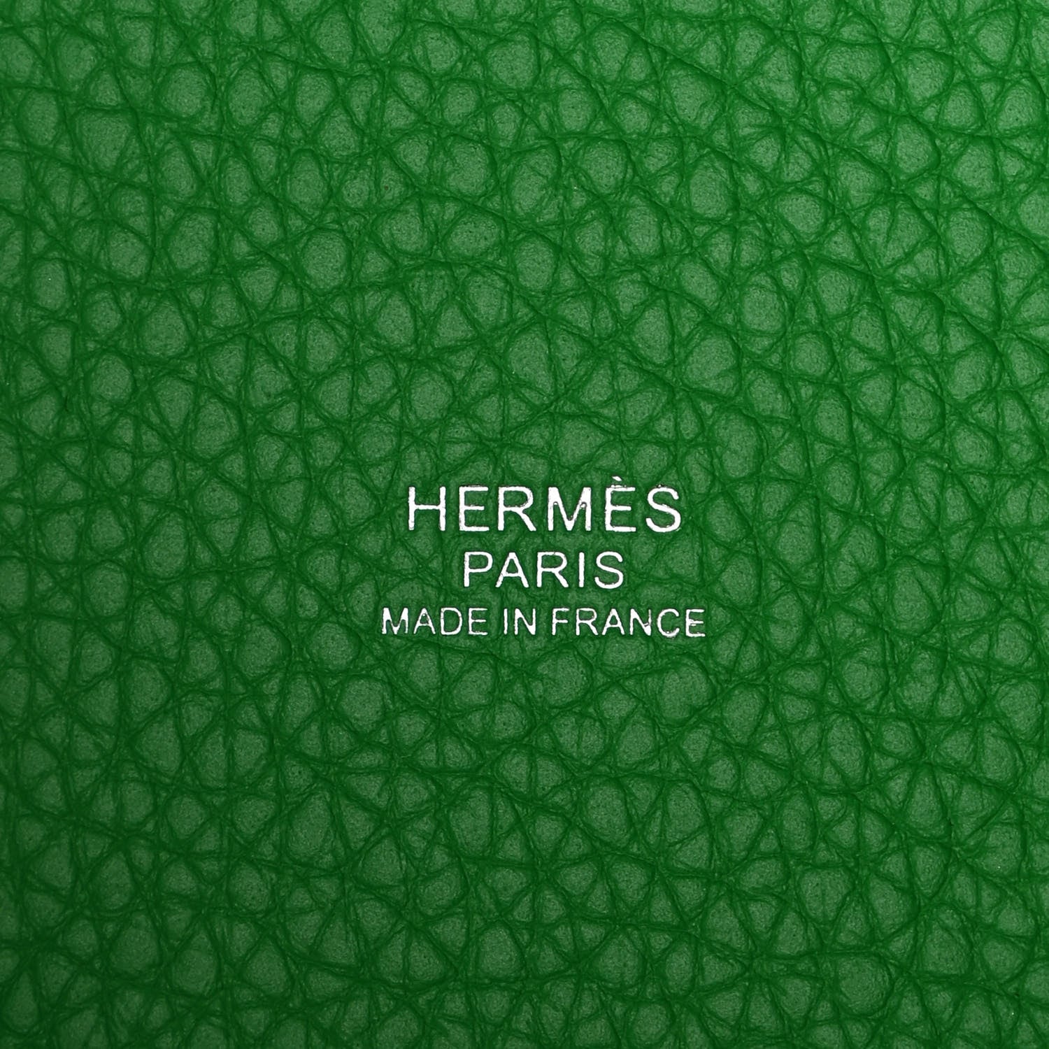 Hermes Taurillon Clemence Monochrome Picotin Lock 22 MM Bambou 6 of 12