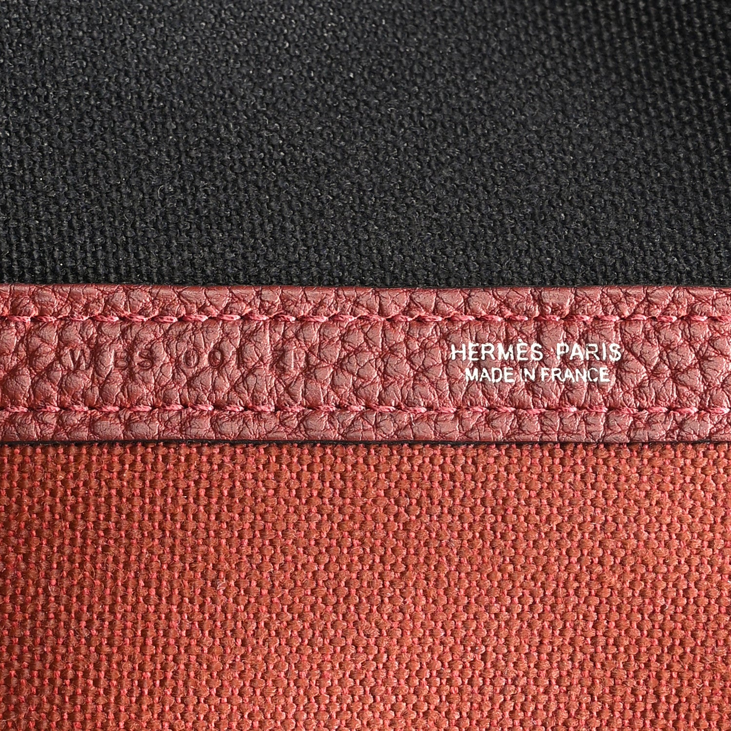 Hermes Toile Militaire Negonda Garden Party Voyage Colorblock 49 GM Black Rouge H 6 of 10