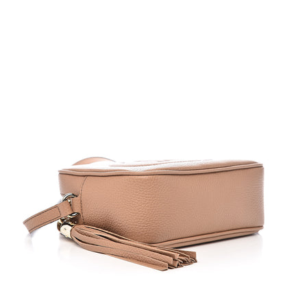 Gucci Pebbled Calfskin Small Soho Disco Bag Rose Beige 4 of 13