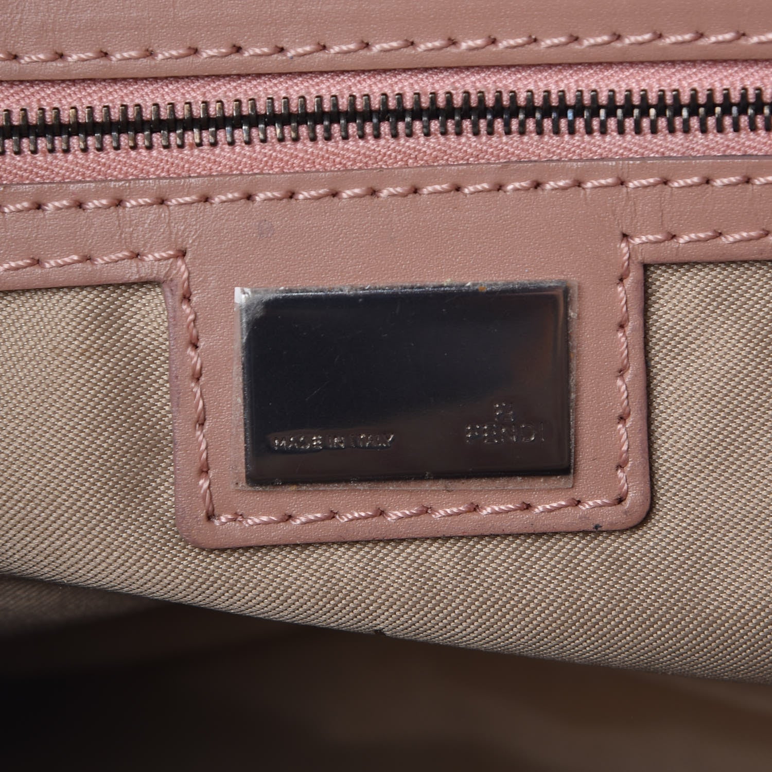 Fendi Zucchino Mama Baguette Pink 6 of 9
