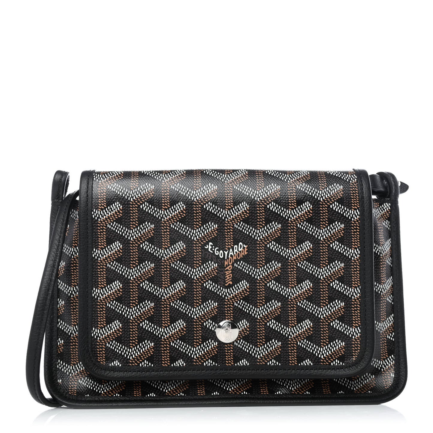 Goyardine Plumet Wallet Clutch Black