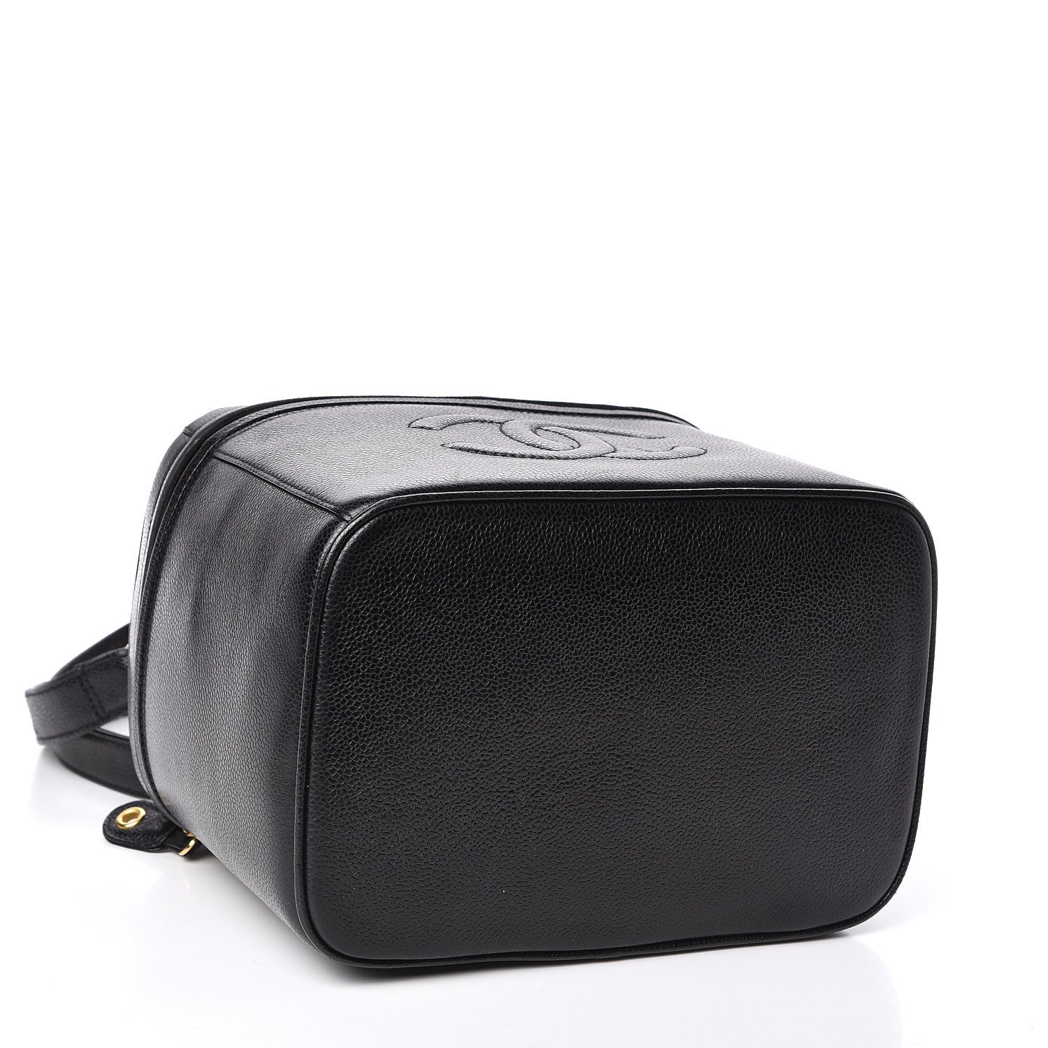 Chanel Caviar CC Vanity Train Case Black 4 of 10
