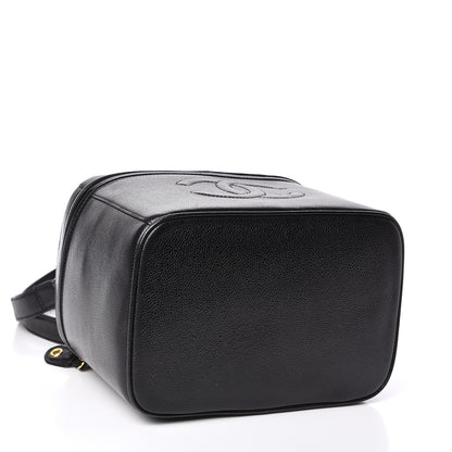 Chanel Caviar CC Vanity Train Case Black 4 of 10