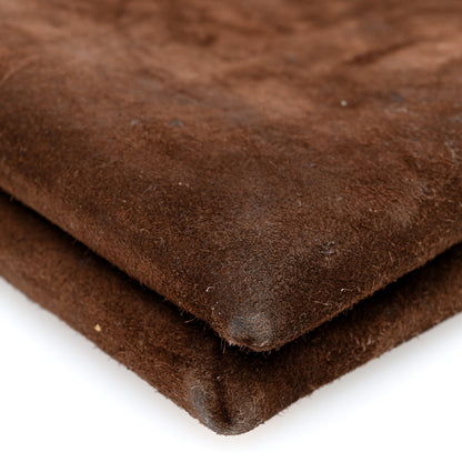 The Row Suede Calfskin Mini Nu Twin Bag Mocha 10 of 12